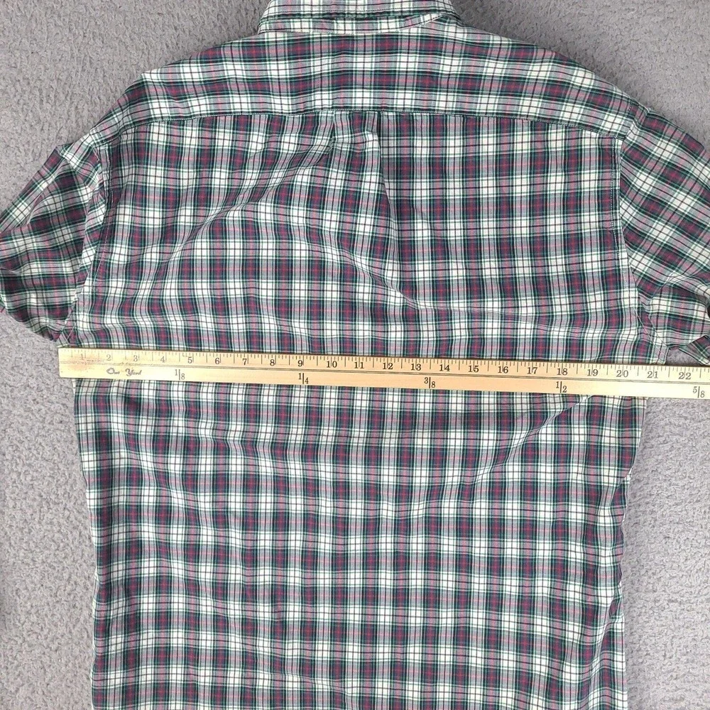 J Crew Shirt Mens Medium Classic Fit Plaid Button‎ Down Multicolor